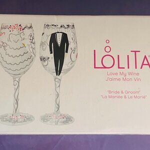 Lolita Bridal Wine Glasses